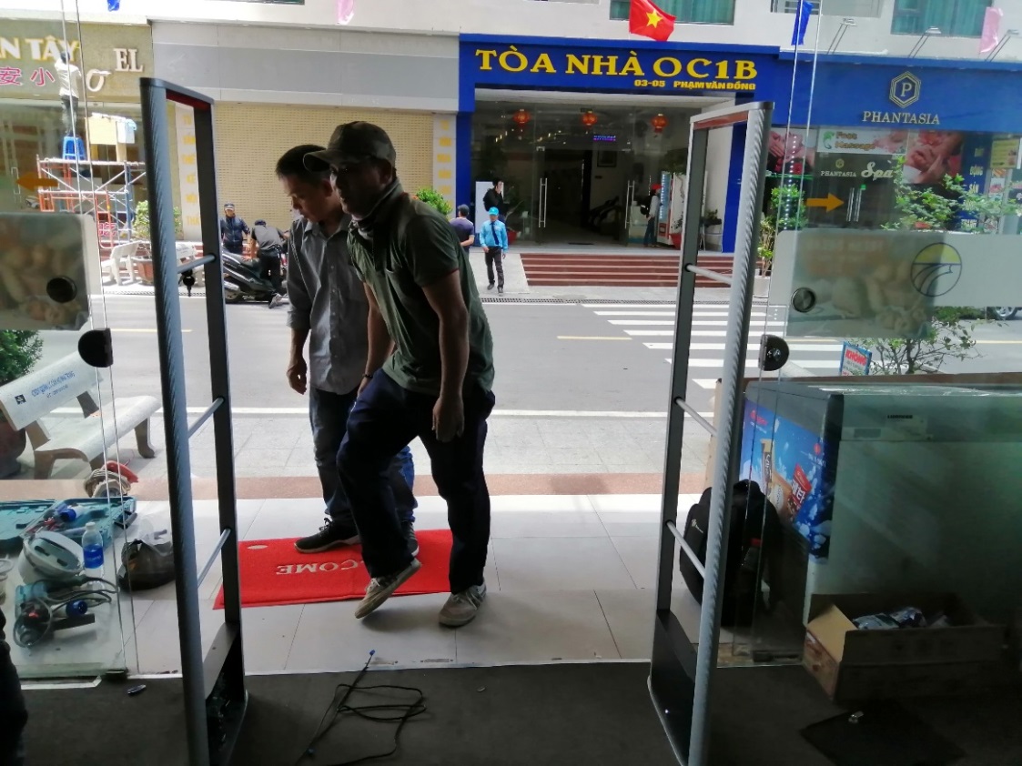 Triển khai cổng từ an ninh cho siêu thị VIET Y MART tại Bình Thuận